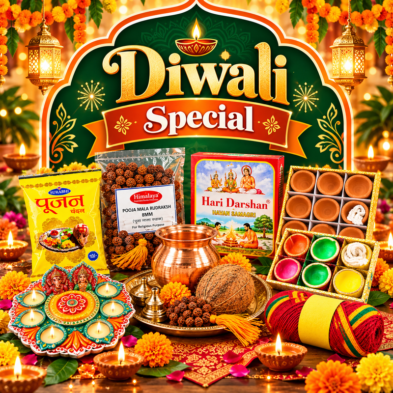 Diwali 2026 Shop — Sweets, Puja Items, Dry Fruits & Gifts