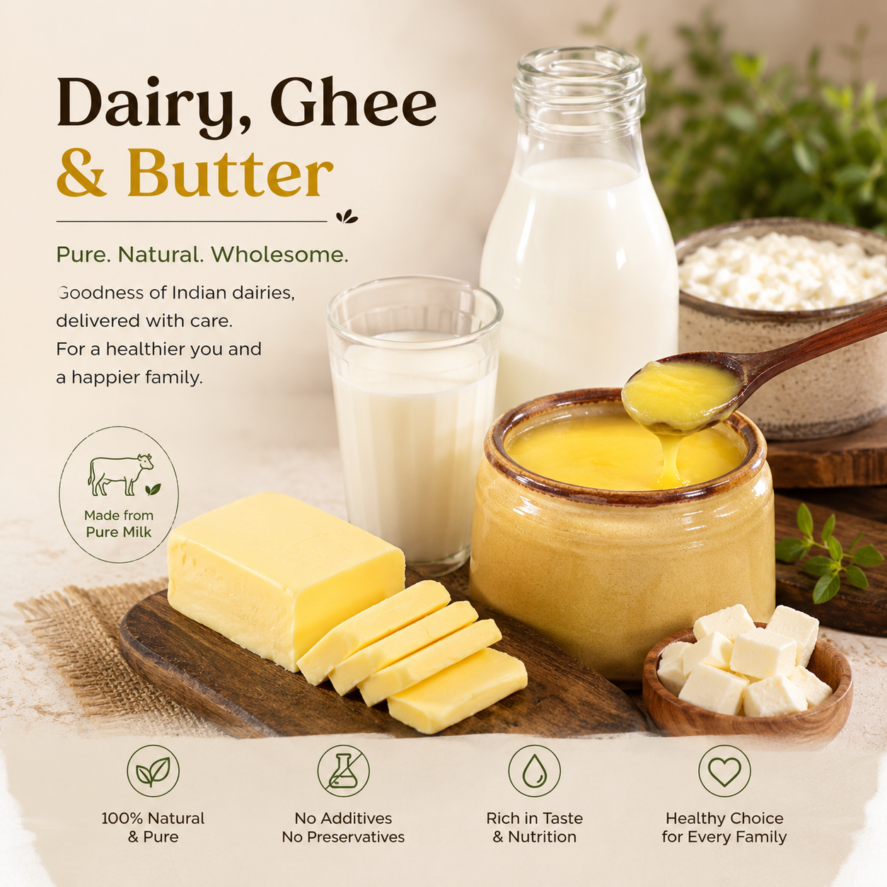 Dairy, Ghee & Butter