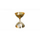 Golden Brass Jyoti Diya for Puja – Long (Weight 60g)