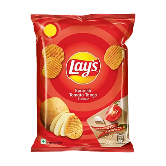 Lay’s Spanish Tomato Tango – 52g | Tangy Masala Potato Chips