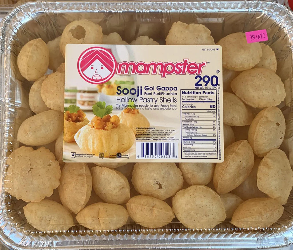 Mampster Golgappa Pani Puri tray 75 pieces