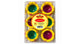 Hans Yellow Matki Diya – Glitter Wax Diyas, 6 pcs