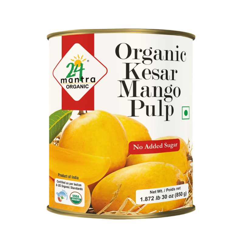 Kesar Mango Pulp  850g (Organic)