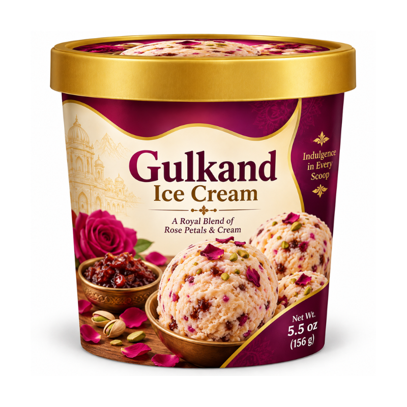 Gulkand Ice Cream – 5.5 oz