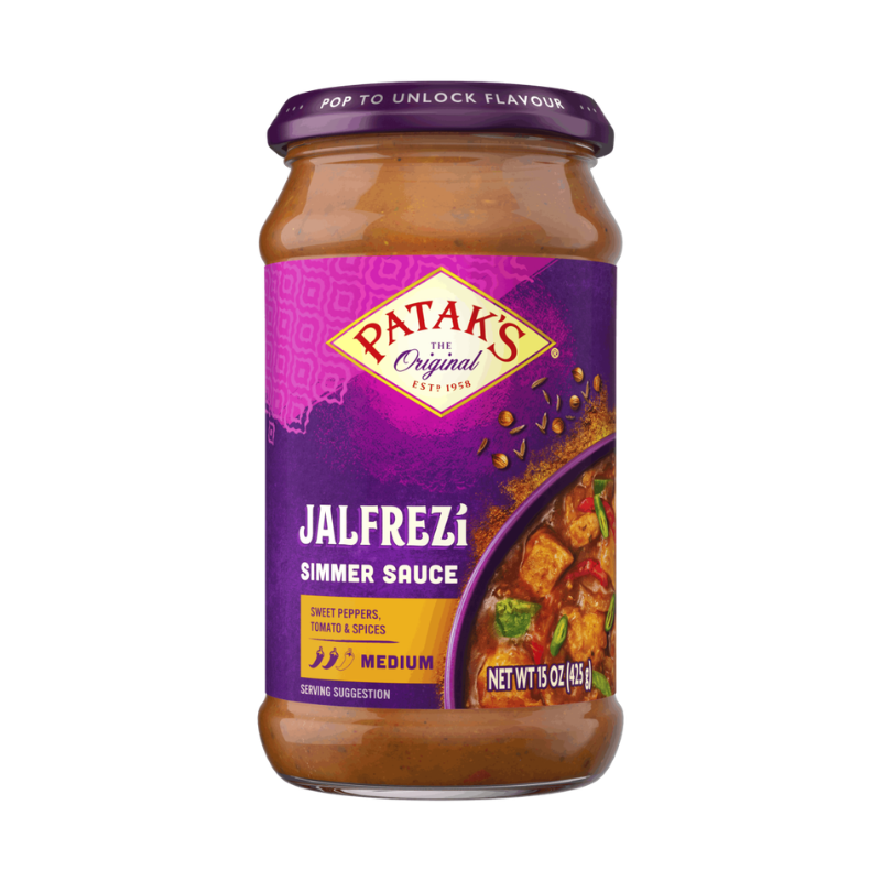 Patak's Jalfrezi Curry Simmer Sauce – 14.5 oz