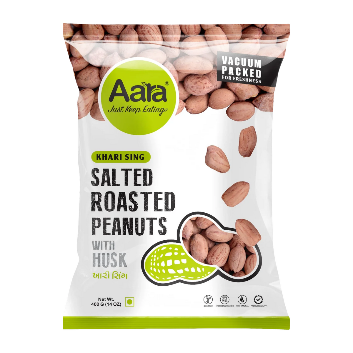 Aara Roasted Salted Peanuts – 400 g